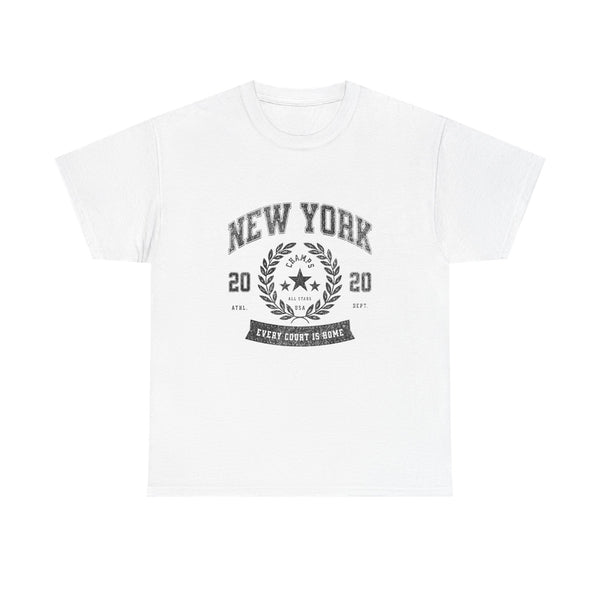 New York Vintage Unisex Heavy Cotton Tee - Every Court Is Home