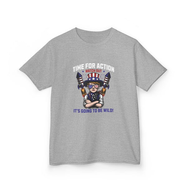 Wild Adventure Kids Tee - "Watch Out! It's Going to Be Wild!"