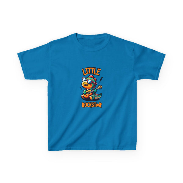 Little Rockstar Kids Heavy Cotton™ Tee - Fun Music Design for Young Musicians