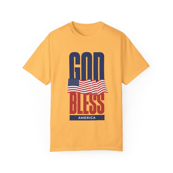 God Bless America Unisex Garment-Dyed T-Shirt