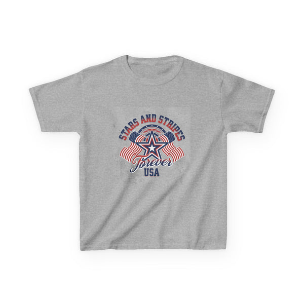 Youth Patriotic Stars and Stripes Tee - Forever USA