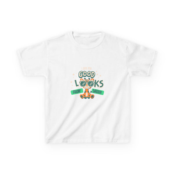 Kids 'Good Looks from Daddy' Tee - Fun Gift for Little Ones