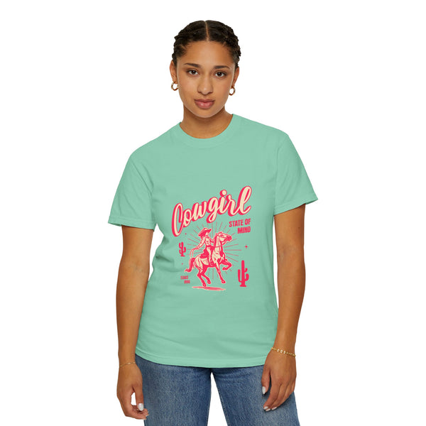 Cowgirl State of Mind Unisex Garment-Dyed T-Shirt